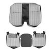 AA73GCDC040123G 73 CAMARO TYPE LT CLOTH REAR UPHOL- BLK/WHT ZIGZAG/BLACK - image 1