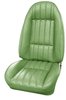AA73GCS0010404G 74 CAMARO FRONT BUCKETS STANDARD - NOS LIGHT GREEN - image 1