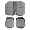AA73GCSC040119G 73 CAMARO STD CLOTH REAR SEAT UPHOL- BLACK/WHITE PLAID/BLACK - image 1