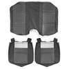 AA74GCD0040118G 74 CAMARO TYPE LT REAR SEAT UPHOLSTERY - NOS BLACK/BLACK - image 1