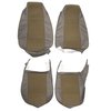 AA74GCDC010667G 74 CAMARO TYPE LT CLOTH BKT UPHOL - TAUPE RIBBED/TAUPE - image 1