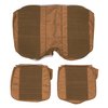 AA75GCDC040711G 75 CAMARO TYPE LT CLOTH REAR UPHOL - SADDLE PLAID/SADDLE - image 1