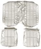 AA76GCD0040209G 76 CAMARO TYPE LT REAR SEAT UPHOLSTERY - WHITE - image 1