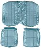 AA77GCD0040319G 77 CAMARO TYPE LT REAR SEAT UPHOLSTERY - LIGHT BLUE - image 1