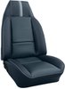 AA80GCDC010362G 80 CAMARO/BERLINETTA CLOTH BKT UPHOL - BLUE RIBBED/DARK BLUE - image 1