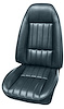 AA80GCS0010366G 80/81 CAMARO FRONT BUCKETS STANDARD - DARK BLUE - image 1