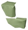 AW67GCF0056432G 69 GM F-BODY CONVERTIBLE WELL/ ARMREST COVERS - LT MET GREEN - image 1
