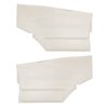 DO68GCD0045220G 68/69 CAMARO FOLD-DOWN HTP REAR PANELS DELUXE - WHITE - image 1