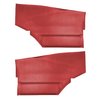 DO68GCD0045501G 68 CAMARO FOLD-DOWN HTP REAR PANELS DELUXE - RED - image 1