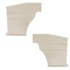 DO68GCD0048204G 68 CAMARO FIXED HTP REAR PANELS DELUXE - MT PARCHMENT - image 1