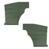 DO68GCD0048469G 69 CAMARO FIXED HTP REAR PANELS DELUXE - DK MET GREEN - image 1
