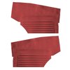 DO68GCS0045501G 68 CAMARO FOLD-DOWN HTP REAR PANELS STANDARD - RED - image 1