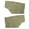 DO68GCS0045645G 68 CAMARO FOLD-DOWN HTP REAR PANELS STANDARD - WILLOW GOLD - image 1