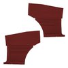 DO68GCS0048501G 68 CAMARO FIXED HTP REAR PANELS STANDARD - RED - image 1