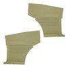 DO68GCS0048645G 68 CAMARO FIXED HTP REAR PANELS STANDARD - WILLOW GOLD - image 1