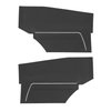 DO69GCS0045100G 69 CAMARO FOLD-DOWN HTP REAR PANELS STANDARD - BLACK - image 1