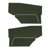 DO69GCS0045469G 69 CAMARO FOLD-DOWN HTP REAR PANELS STANDARD - DK MT GREEN - image 1
