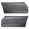 DO74GCD0010118G-PA 74 CAMARO DELUXE PRE-ASMBLD PANELS - NOS BLACK KNIT/BLACK - image 1