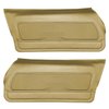 DO74GCD0010687G 74 CAMARO FRONT DOOR PANELS DELUXE - SADDLE - image 1