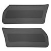 DO76GCD0010112G-PA 76 CAMARO DELUXE PRE-ASMBLED PANELS - NOS BLACK KNIT/BLACK - image 1