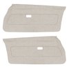 DO76GCD0010209G 76 CAMARO FRONT DOOR PANELS DELUXE - WHITE - image 1