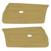 DO76GCD0010684G 76 CAMARO FRONT DOOR PANELS DELUXE - BUCKSKIN - image 1