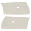 DO77GCD0010209G 77 CAMARO FRONT DOOR PANELS DELUXE - WHITE - image 1