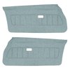 DO77GCD0010319G 77 CAMARO FRONT DOOR PANELS DELUXE - LIGHT BLUE - image 1