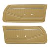 DO78GCS0010671G 81 CAMARO FRONT DOOR PANELS STANDARD - CAMEL TAN - image 1