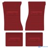 FMCZ0002001020 72/74 CAMARO Z/28 VINYL FLOOR MATS -RED - image 1