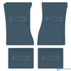 FMCZ0002002011 72/74 Z/28 LOGO VINYL FLOOR MATS -MEDIUM BLUE - image 1