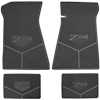FMCZ0003001001 77/78 Z/28 LOGO VINYL FLOOR MATS -BLACK - image 1