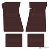 FMCZ0003003031 79/81 Z/28 LOGO VINYL FLOOR MATS -MAROON - image 1