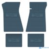 FMCZ0003004011 77 CAMARO Z/28 VINYL FLOORMATS MEDIUM BLUE - image 1