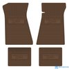 FMCZ0003004129 77 CAMARO Z/28 VINYL FLOORMATS DARK SADDLE - image 1