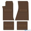 FMCZ0004004129 82/84 Z/28 LOGO VINYL FLOOR MATS -DARK SADDLE - image 1