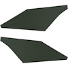 SB68GC13R 69 CAMARO SAIL PANEL BOARD DARK GREEN RIBBED - image 1