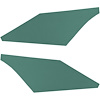 SB68GC50R 68 CAMARO SAIL PANEL BOARD TURQUOISE RIBBED - image 1