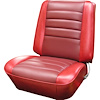 AA65GHE0010507G 65 CHEVELLE/MALIBU/EL CAMINO BUCKETS - DARK RED/RED - image 1