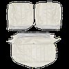 AA66GHE0020220G 66 CHEVELLE/MALIBU/EL CAMINO SPLIT BENCH - FROST WHITE - image 1