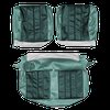 AA66GHE0020484G 66 CHEVELLE/MALIBU/EL CAMINO SPLIT BENCH - DK TURQ/LT TURQ - image 1