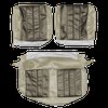 AA66GHE0020673G 66 CHEVELLE/MALIBU/EL CAMINO SPLIT BENCH - FAWN/PARCHMENT - image 1