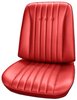 AA68GHE0010501G 68 CHEVELLE/MALIBU/EL CAMINO BUCKETS - RED - image 1