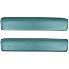 AP64GA-FRT419G 64 GM A-BODY FRONT 11 ARMREST PADS - NOS LIGHT AQUA SEVILLE - image 1