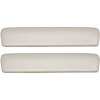 AP65GA-FRT220G 65/67 GM A-BODY FRONT 11 ARMREST PADS- FROST WHT MADRID - image 1