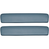 AP65GA-FRT325G 65/67 GM A-BODY FRONT 11 ARMREST PADS - MET BLUE MADRID - image 1