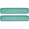 AP65GA-FRT424G 65/67 GM A-BODY FRONT 11 ARMREST PADS - MET TURQ MADRID - image 1