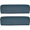 AP65GA-RR343G 65/67 GM A-BODY REAR ARMREST PADS - METALLIC BLUE MADRID - image 1