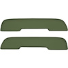 AP68GA-FRT415G 68/72 GM A-BODY FRONT ARMREST PADS - JADE GREEN MADRID - image 1