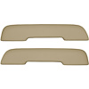 AP68GA-FRT695G 68/72 GM A-BODY FRONT ARMREST PADS - SANDALWOOD MADRID - image 1